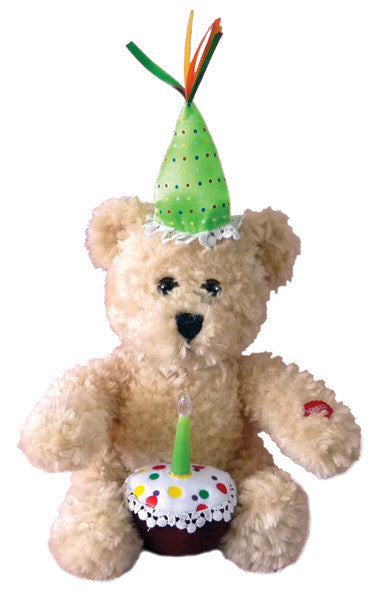 Happy Birthday Plush Cupcake Bear