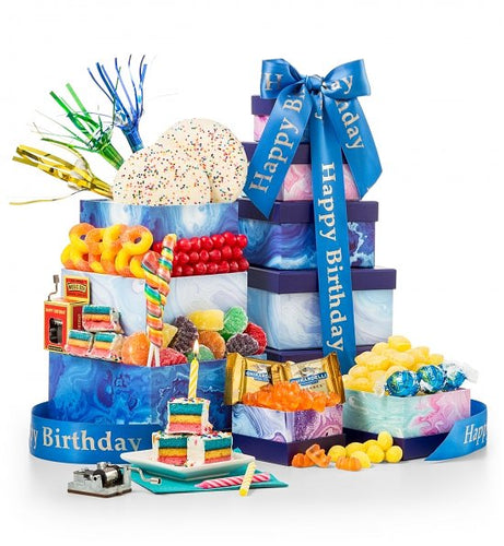 Birthday Bliss Gourmet Gift Tower